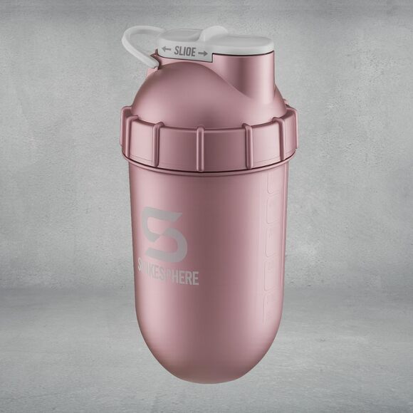 NWT SHAKESPHERE unisex Protein Shaker Tumbler , rose gold -24 Oz - Picture 7 of 7
